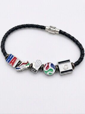 2026 FIFA World Cup Bank of America Haiti Fan Band Charm Bracelet Size Large